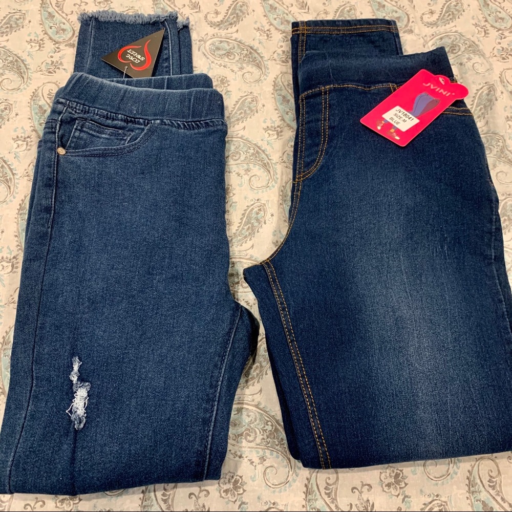 Two pack of medium jeggings